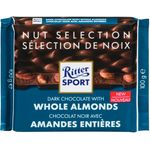 Ritter Sport Dark Whole Almonds Chocolate 100g