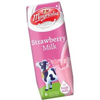 F&N Magnolia Uht Strawberry Flavoured Milk 250ml