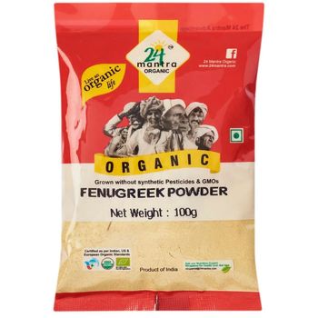 24 Mantra Organic Fenugreek Powder 100g