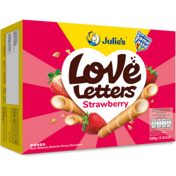 Julie's Love Letters Strawberry 100g