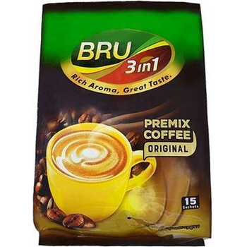 Bru 3 In 1 Original 15 Sachets 330g