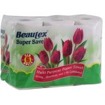 Beautex 2 Ply Supersave Kitchen Towel 6 x 60 Sheets
