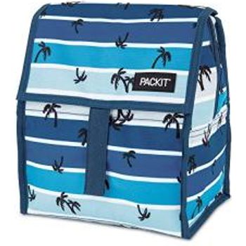 Packit Pko-pc-sun zable Lunch Bag With Zip Closure Sunset Palms