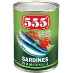 555 Sardines In Tomato Sauce 425g