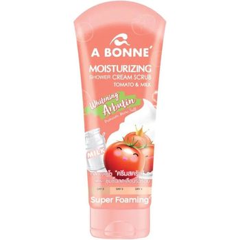 A Bonne Tomato and Milk Moisturizing Shower Cream Scrub 350g