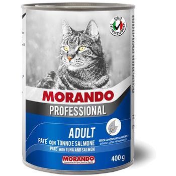 Morando Professional Pate With Salmon And Salmon Canned Cat Food 400g