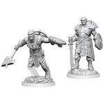 Wizkids Dungeons And Dragon Nolzurs Marvelous Miniatures Earth Genasi Fighter
