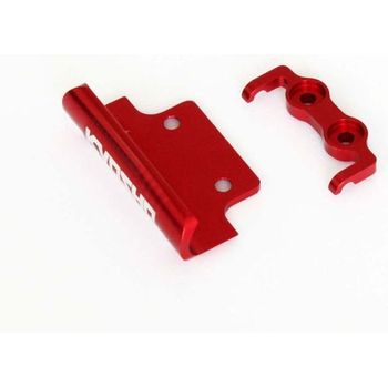 Kyosho MBW029RB Aluminum Front & Rear Bumper Set Red