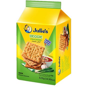 Julie's Veggie Crackers 125g