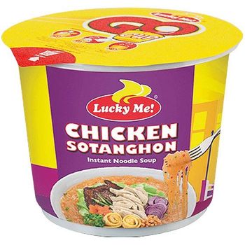 Lucky Me Chicken Sotanghon Instant Vermicelli Soup 28g