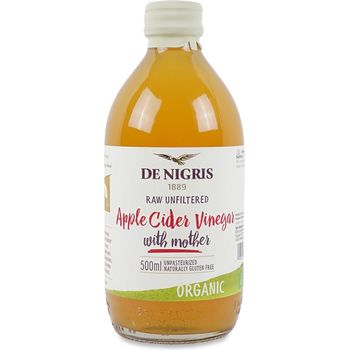 De Nigris Organic Raw Apple Cider Vinegar 500ml