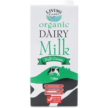 Living Planet Organic Dairy Milk Full Cream 1l
