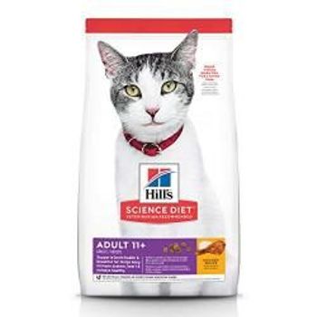 Hills Science Diet Dry Cat Food Adult 11 For Senior Cats Chicken Recipe 3.5lb Bag