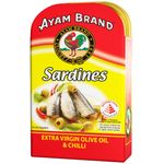 Ayam Brand Sardines Extra Virgin Olive Oil Chili 120g