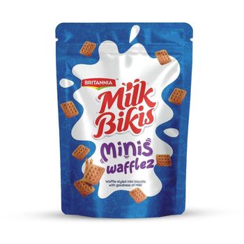 Britannia Milk Bikis Minis Wafflez 200g