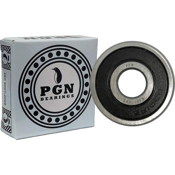 PGN (2 Pack) 6301-2RS Bearing - Lubricated Chrome Steel Sealed Ball Bearing - 12x37x12mm
