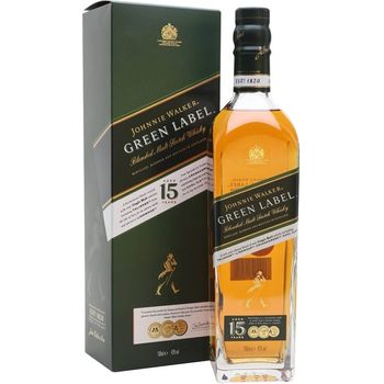 Johnnie Walker Green Label 15 Year Old Blended Malt Scotch Whisky 70cl 43%