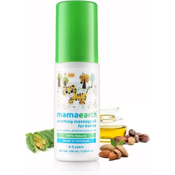 Mamaearth Baby Oil Soothing Massage 0 to 5 years 100ml