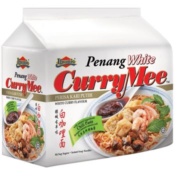 Ibumie Penang Instant Noodle White Curry 4x105g