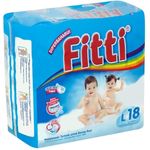 Fitti Disposable Baby Diapers L 18s