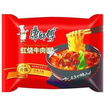 康师傅红烧牛肉 Master Kong Roasted Beef Noodle 100g