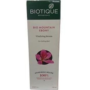 Biotique Bio Mountain Ebony Vitalizing Serum For Falling Hair 120ml Pack Of 2