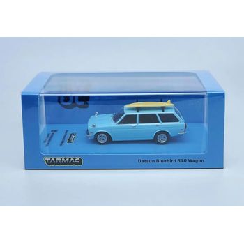Tarmac Works 1/64 Datsun Bluebird 510 Wagon Light B Members Only HK Toycar Salon