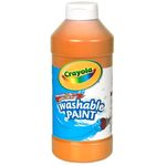 Crayola Washable Paint Orange 473ml