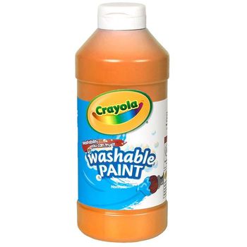 Crayola Washable Paint Orange 473ml