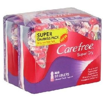 Carefree Super Dry Scented Panty Liners 2 x 50pcs