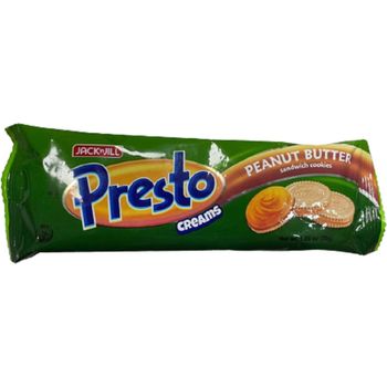 Jack 'n Jill Presto Creams Peanut Butter 10 x 30g