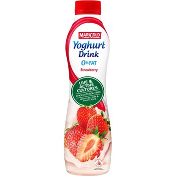 Marigold No Fat Yoghurt Strawberry 700g