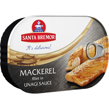 Santa Bremor Mackerel Fillet In Unagi Sauce 190g