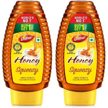 Dabur Honey Squeezy Pack 225g 2pcs