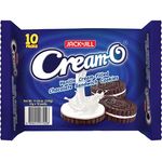 Jack 'n Jill Cream-O Vanilla Cream-Filled Chocolate Sandwich Cookies 30g