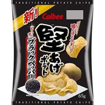 Calbee Thick Potato Chips Black Pepper