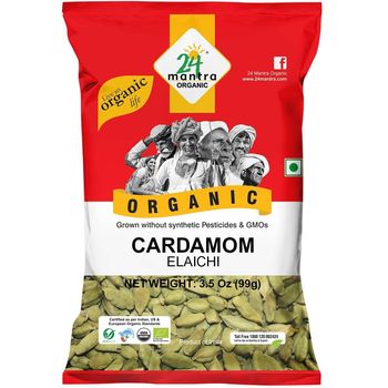 24 Mantra Organic Cardamom 50g