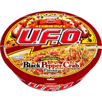 Nissin Ufo Instant Cup Noodles Singapore Black Pepper Crab