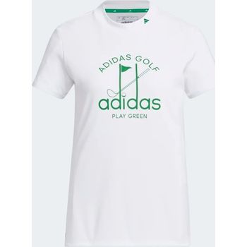 Adidas Women Golf Aeroready Play Green Mock-Neck Shirt