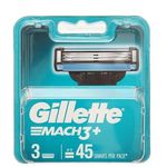 Gillette Math3 Plus Shaves Pack 3 Pcs 150g