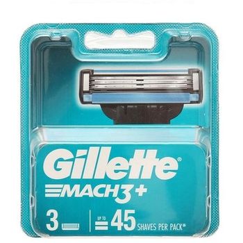 Gillette Math3 Plus Shaves Pack 3 Pcs 150g