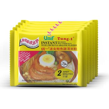 Unif Tung-1 Chicken Abalone Bee Hoon 5pcs x 62g