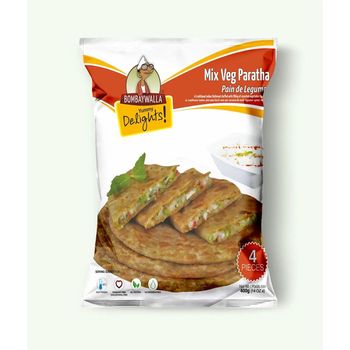 Bombaywalla Mix Veg Paratha 4pcs 400g