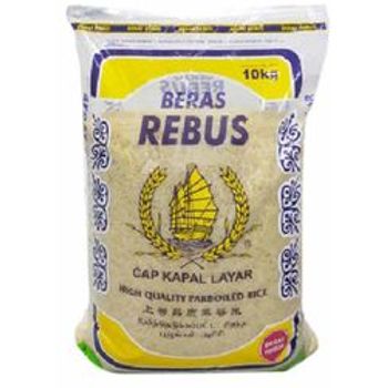Beras Rebus Cap Kapal Layar 10kg