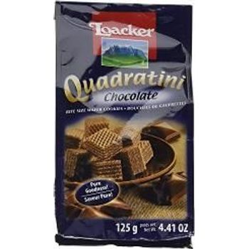 Loacker Chocolate Quadratini Wafer Biscuits 125g