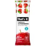 That's it Apple And Strawberry Fruit Bar 35g