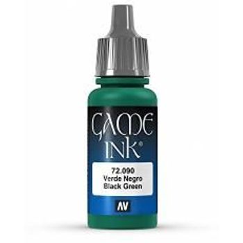 Vallejo Game Ink: Black Green 17ml