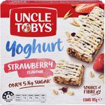 Uncle Tobys Wholegrain Yoghurt Muesli Bars Strawberry 185g