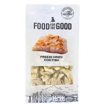 Food For The Good Dog & Cat Treats freeze Dried Cod Fish 50g
