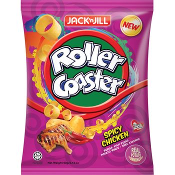 Jack 'n Jill Roller Coaster Potato Rings Spicy Chicken